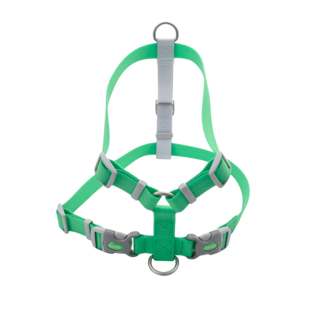Coastal - Pro Waterproof Dog Harness - Durable and Adjustable - Lime Green - 3/4‚Äù x 13"-18‚Äù