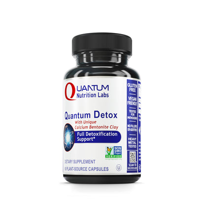 Quantum Detox - Promotes Whole Body Detox Cleanse - Liver and Colon Cleanse Supplement - Vegan, Gluten-Free, Non-GMO - 90 Capsules