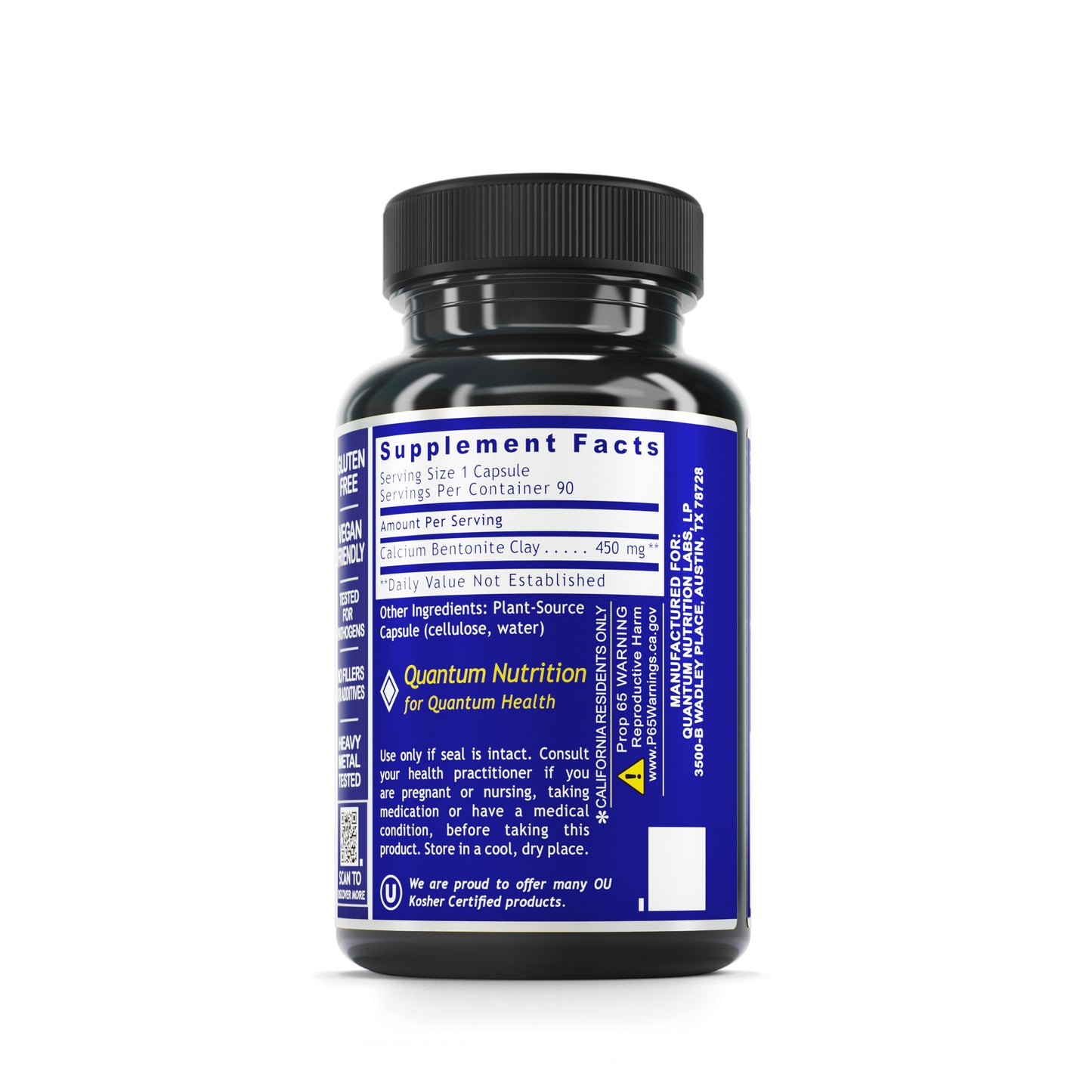 Quantum Detox - Promotes Whole Body Detox Cleanse - Liver and Colon Cleanse Supplement - Vegan, Gluten-Free, Non-GMO - 90 Capsules