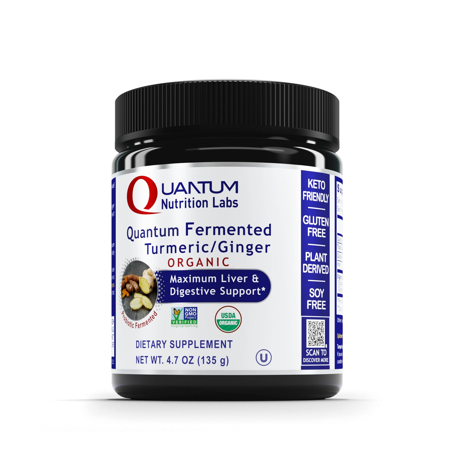 Qultured Turmeric Blend, 4.7 Oz Powder