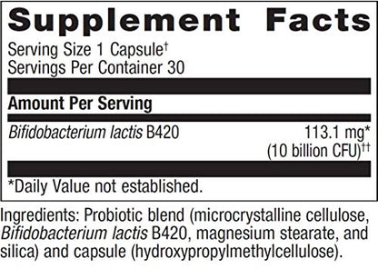Bariatric Advantage FloraVantage Control Capsules, Targeted Probiotic Supplement for Bariatric Surgery Patients for Healthy Immune Support - 30 Count