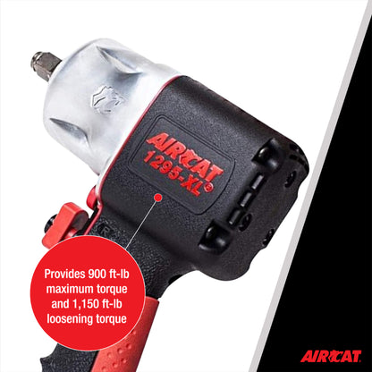 AIRCAT 1295-XL: 1/2" Compact Composite Impact Wrench 1,500 ft-lbs