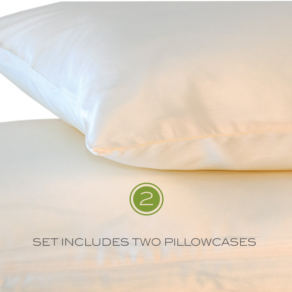 Cariloha Classic Bamboo Pillowcase Set - Enhanced Relaxation and Sleep - Standard - Sage