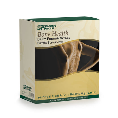 Standard Process Bone Health Daily Fundamentals - Supports Bone Strength with Vitamin D, Vitamin A, Potassium, Manganese, Vitamin K1, Phosphorus - 60 Pack