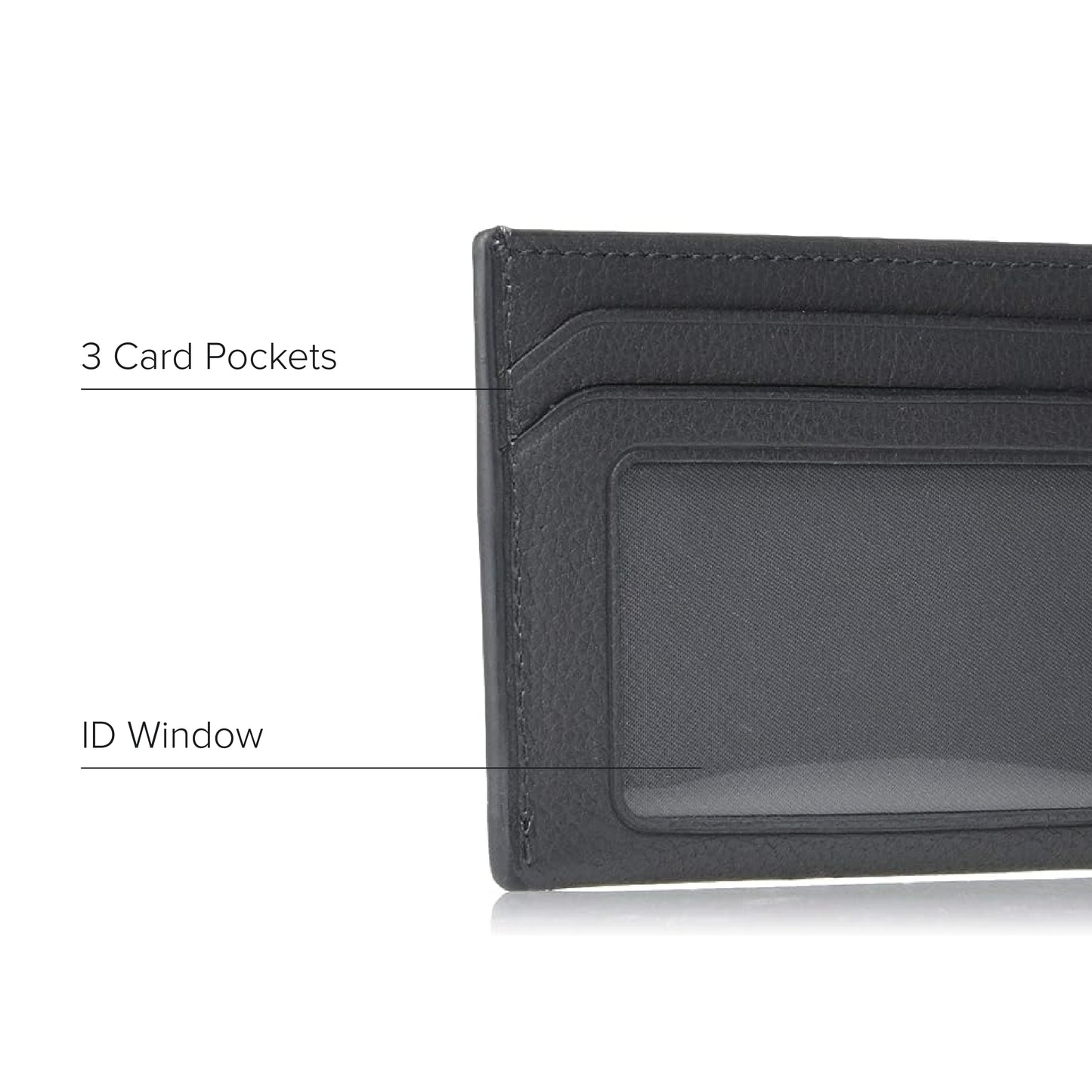 TUMI - Nassau Slim Card Case Wallet for Men - Grey Texture