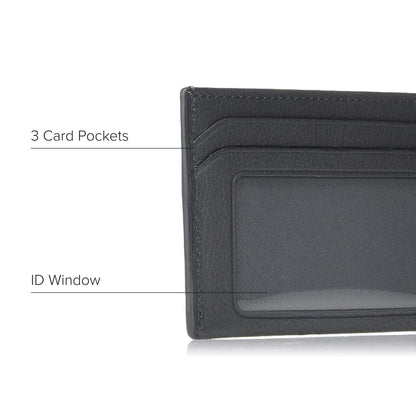 TUMI - Nassau Slim Card Case Wallet for Men - Grey Texture