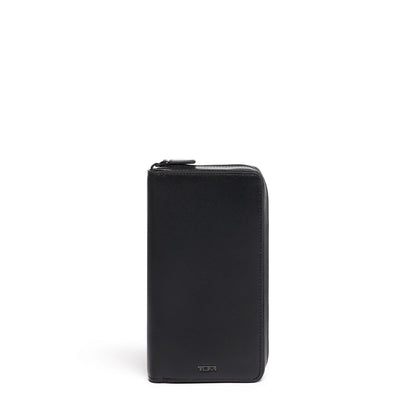 TUMI - Nassau Zip-Around Travel Wallet for Men - Black Smooth
