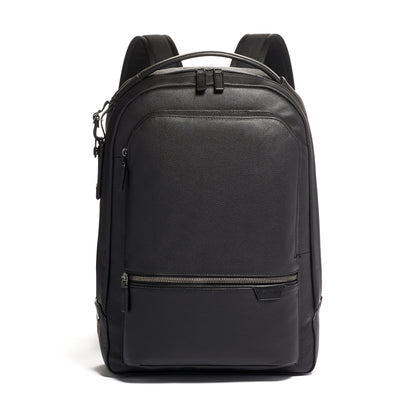 TUMI - Harrison Bradner Backpack - Men's Laptop Bag for Business & Travel - Fits up to 14" Screen - 16.5" X 11.5" X 3.5" - Black Leather
