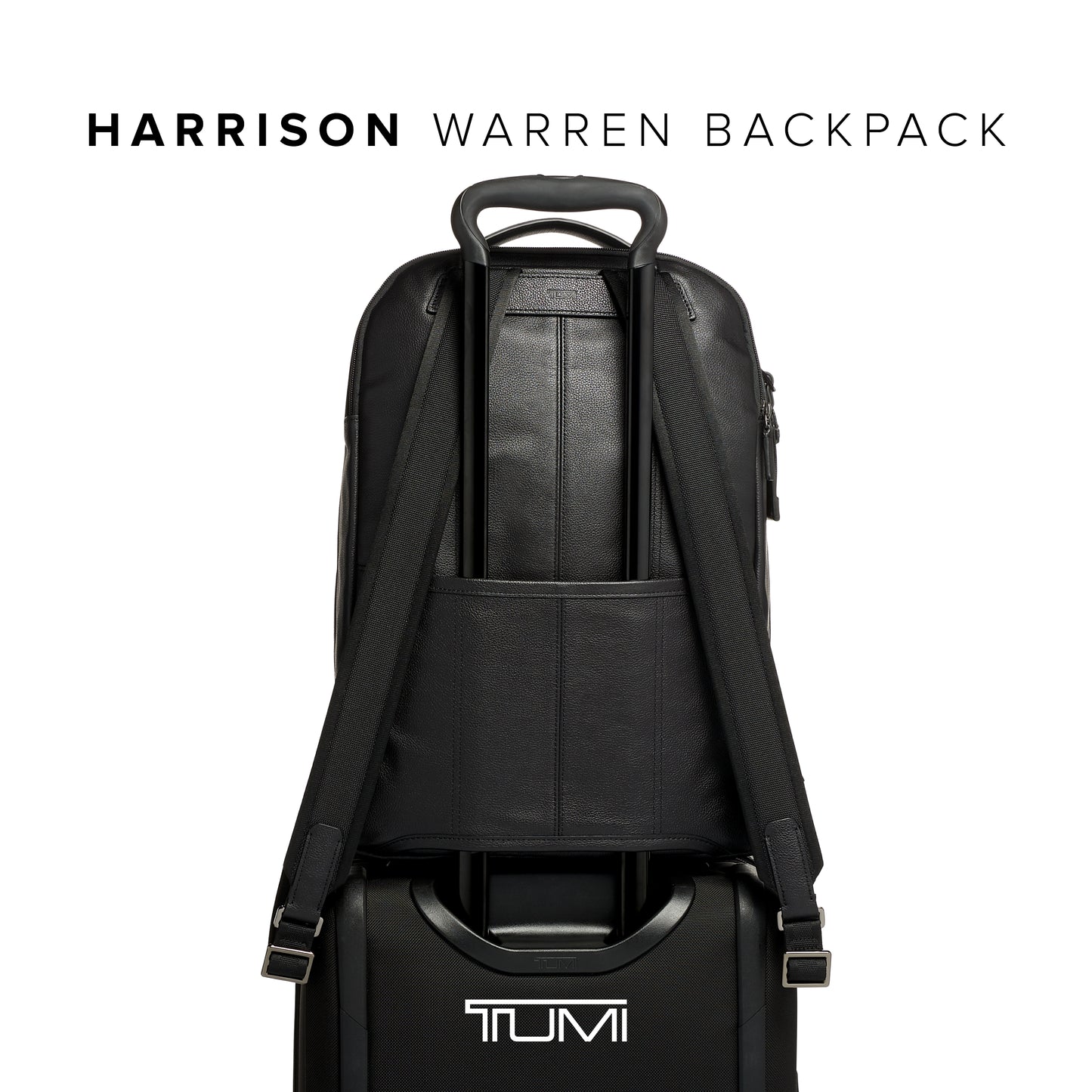 TUMI - Harrison Warren Backpack - 15-Inch Laptop Backpack - Stylish Women's & Men's Backpack for Travel & Business - Black Leather