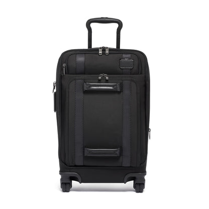 TUMI Men's Merge International Front Lid 4 Wheeled Carry On Suitcase, Black, One Size