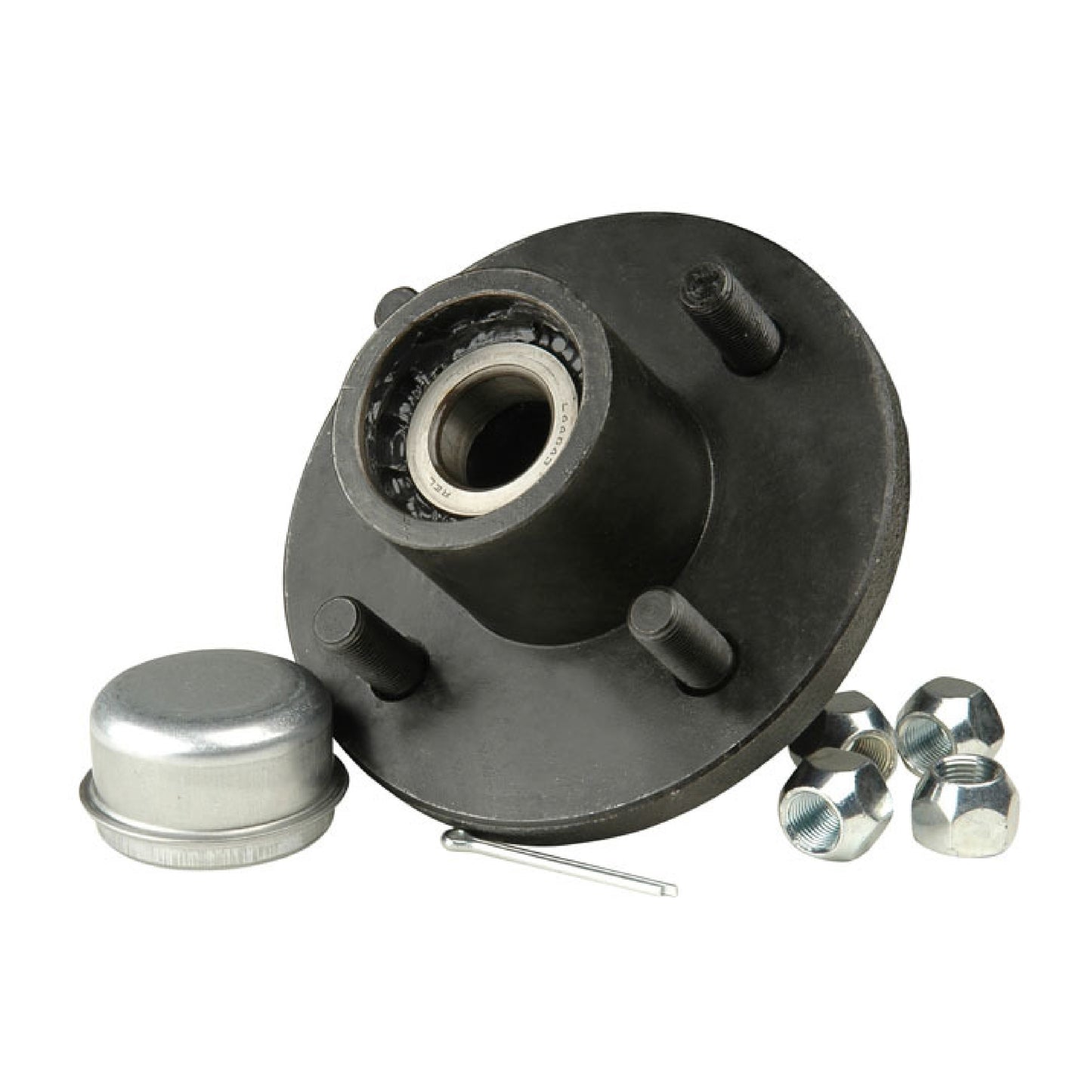 CE Smith - 13110 Trailer Hub Kit - 1‚Äù Spindle and 4 Studs x 4‚Äù Diameter - Boat Trailer Hub Kit - 1250-lb Capacity