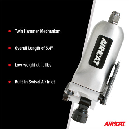 AIRCAT 1320: 3/8-Inch Butterfly Impact Wrench with Built-In Air Inlet 100 ft-lbs