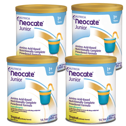 Neocate Junior Amino Acid-Based Formula with Prebiotics - Tropical - 14.1 Oz Can (Case of 4)