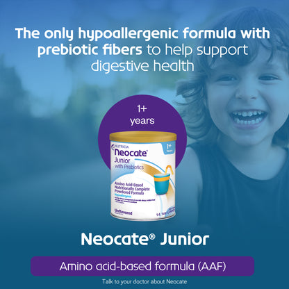 Neocate Junior Amino Acid-Based Formula with Prebiotics - Tropical - 14.1 Oz Can (Case of 4)