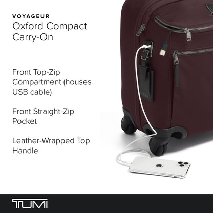 TUMI - Oxford Compact Carry On - Deep Plum