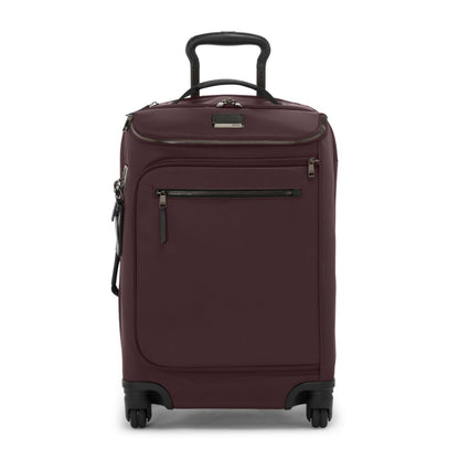 TUMI - Voyageur Leger International Carry-On - Travel Luggage for Men & Women - Roller Suitcase with USB-C Charging Port - Deep Plum
