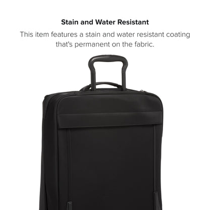 TUMI - Voyageur Leger 4 Wheeled Luggage - Women's Lightweight and Spacious, Sleek Silhouette, Durable Premium Suitcase - Black & Gunmetal