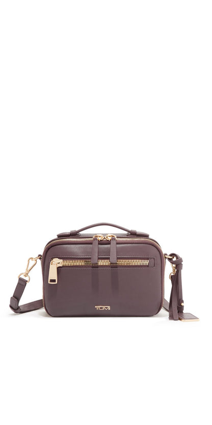 TUMI - Voyageur Marcie Leather Crossbody - Dark Mauve