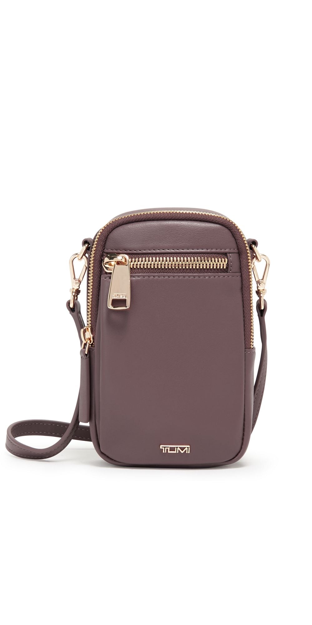 TUMI - Voyageur Katy Leather Crossbody - Dark Mauve
