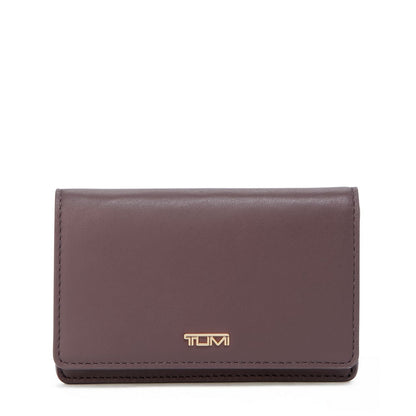 Tumi Belden SLG Small Slim Envelope Wallet Men's Envelope Card Holder, Official Authentic Product, Dark Mauve