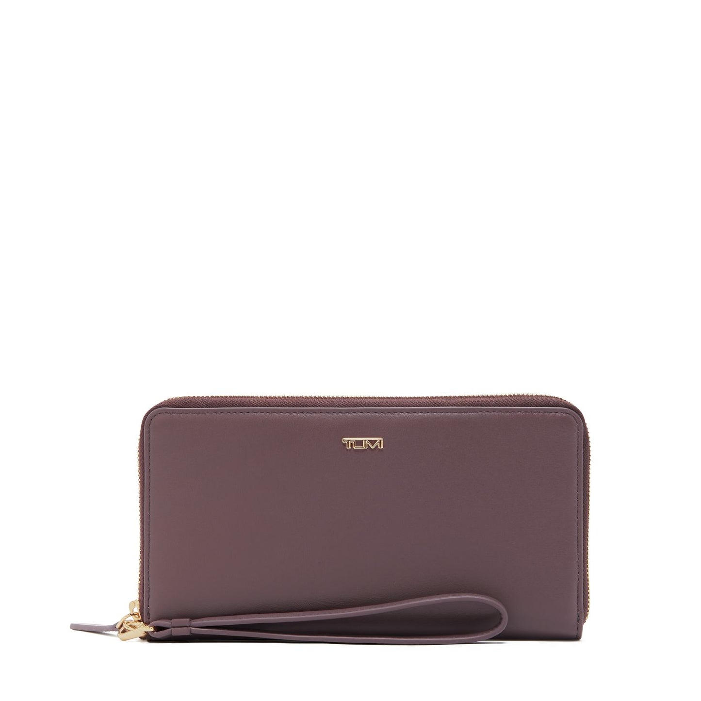 TUMI - Belden Travel Wallet - Leather Passport Wallet - Premium Card Wallet - ID Wallet - 4.5" X 8.8" X 1.0" - Dark Mauve