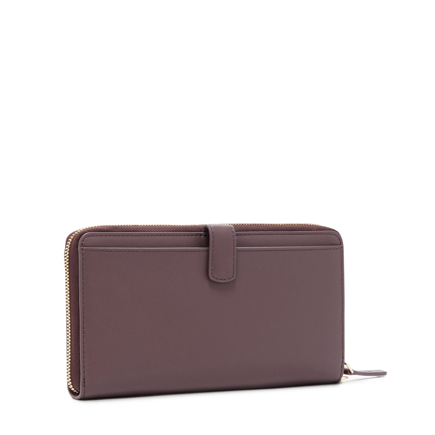 TUMI - Belden Travel Wallet - Leather Passport Wallet - Premium Card Wallet - ID Wallet - 4.5" X 8.8" X 1.0" - Dark Mauve