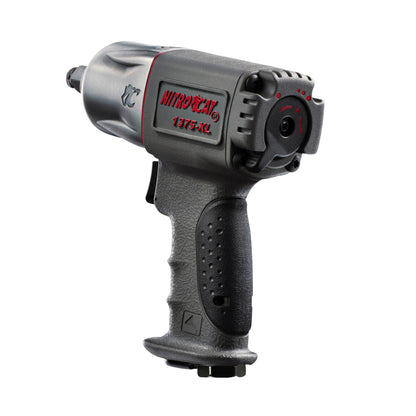 NitroCat - 1375XL 1375-XL 1/2-Inch Mini Composite Air Impact Wrench with Twin Clutch Mechanism