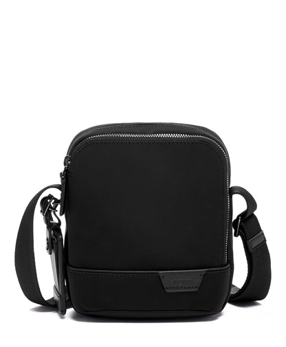 TUMI Harrison Nicols Small Crossbody - Compact Crossbody Bag for Travel & Business - Women's & Men's Crossbody Pouch Bag - Black