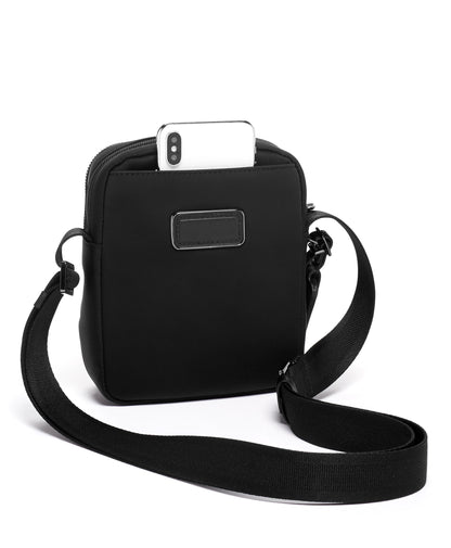 TUMI Harrison Nicols Small Crossbody - Compact Crossbody Bag for Travel & Business - Women's & Men's Crossbody Pouch Bag - Black