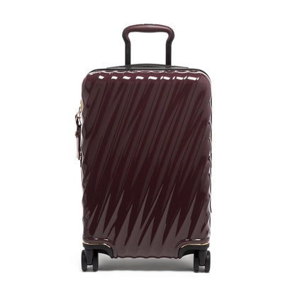TUMI - 19 Degree Expandable Carry-On - 4-Wheeled Hard Shell Suitcase - 21.8" X 14.0" X 9.0" - Beetroot