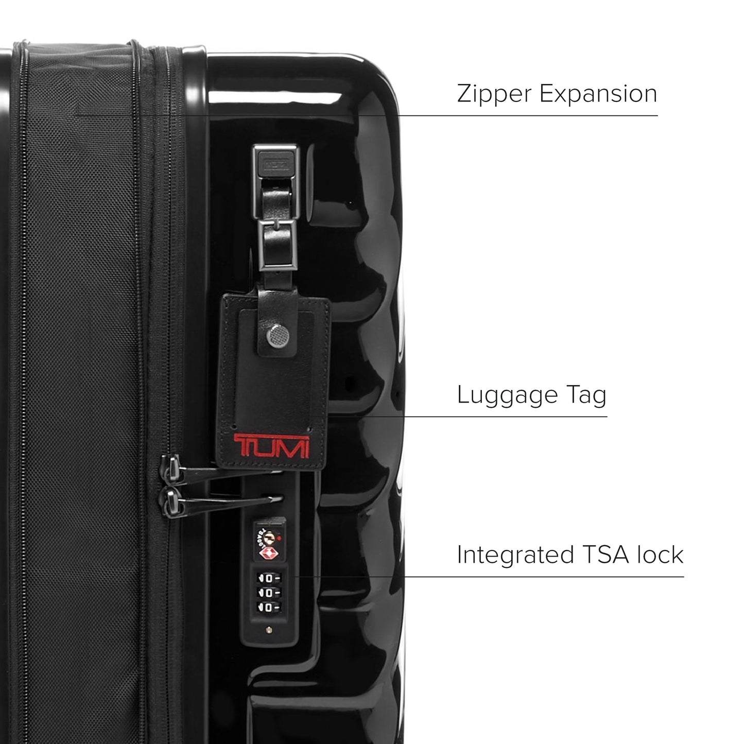 TUMI - 19 Degree Continental Expandable 4 Wheeled Carry-On - Carry-On Bag - Travel Accessories - 21.8" X 15.8" X 9.0" - Black