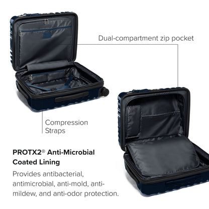 TUMI - 19 Degree Large Expandable Carry-On - 4-Wheeled Carry-On Bag - Travel Accessories - 21.8" X 15.8" X 9.0" - Navy