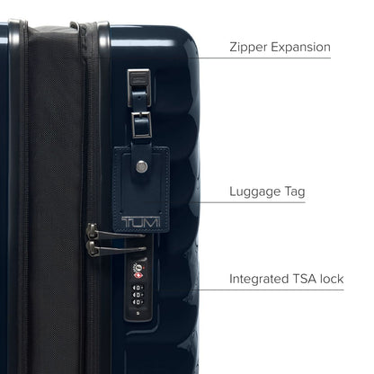 TUMI - 19 Degree Large Expandable Carry-On - 4-Wheeled Carry-On Bag - Travel Accessories - 21.8" X 15.8" X 9.0" - Navy