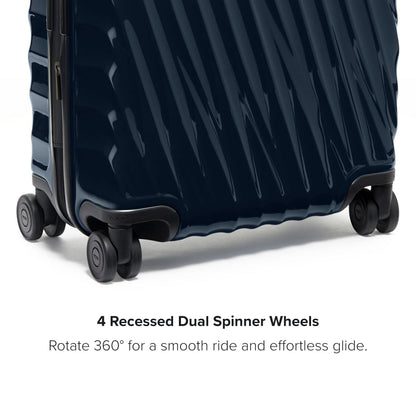 TUMI - 19 Degree Large Expandable Carry-On - 4-Wheeled Carry-On Bag - Travel Accessories - 21.8" X 15.8" X 9.0" - Navy