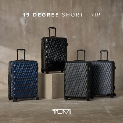 TUMI - 19 Degree Medium Expandable Checked Packing Case - 4-Wheeled Luggage - Hard Shell Suitcase - 26.0" X 17.5" X 10.0" - Navy