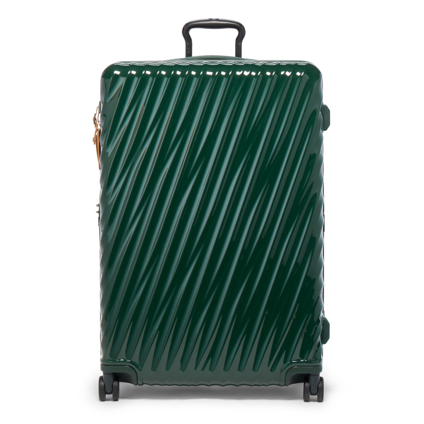 TUMI - 19 Degree Large Expandable Checked Luggage - 4-Wheels - Durable Hard Shell Zipper Expansion Checked Bag - Suitcase - Hunter Green