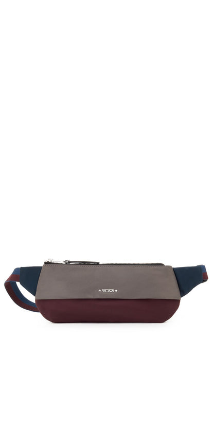 TUMI - Voyageur Juno Slim Hip Bag - Zinc/Navy/Beet Root