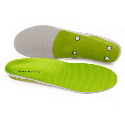 Superfeet GREEN Insoles, Professional-Grade High Arch Support, Orthotic Shoe Inserts for Maximum Support, Unisex, 5.5- Men / 6.5-8 Women