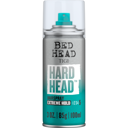 Bed Head by TIGI Hard Head Hairspray for Extra Strong Hold Travel Size 3 oz (Pack of 2)