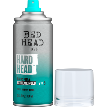 Bed Head by TIGI Hard Head Hairspray for Extra Strong Hold Travel Size 3 oz (Pack of 2)
