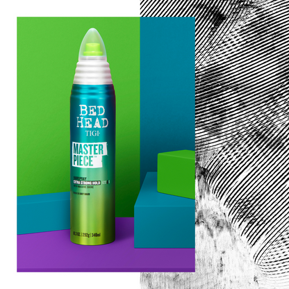 Bed Head by TIGI Masterpiece Shiny Hairspray with Strong Hold 10.3 oz (Pack of 6)