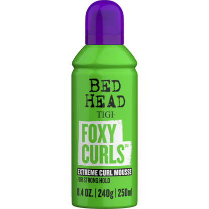 Bed Head by TIGI Foxy Curls Curly Hair Mousse for Strong Hold 8.4 oz (Pack of 2)