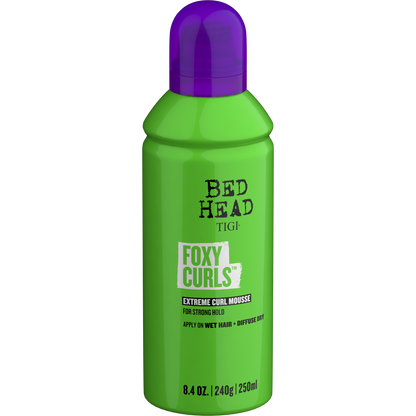 Bed Head by TIGI Foxy Curls Curly Hair Mousse for Strong Hold 8.4 oz (Pack of 2)