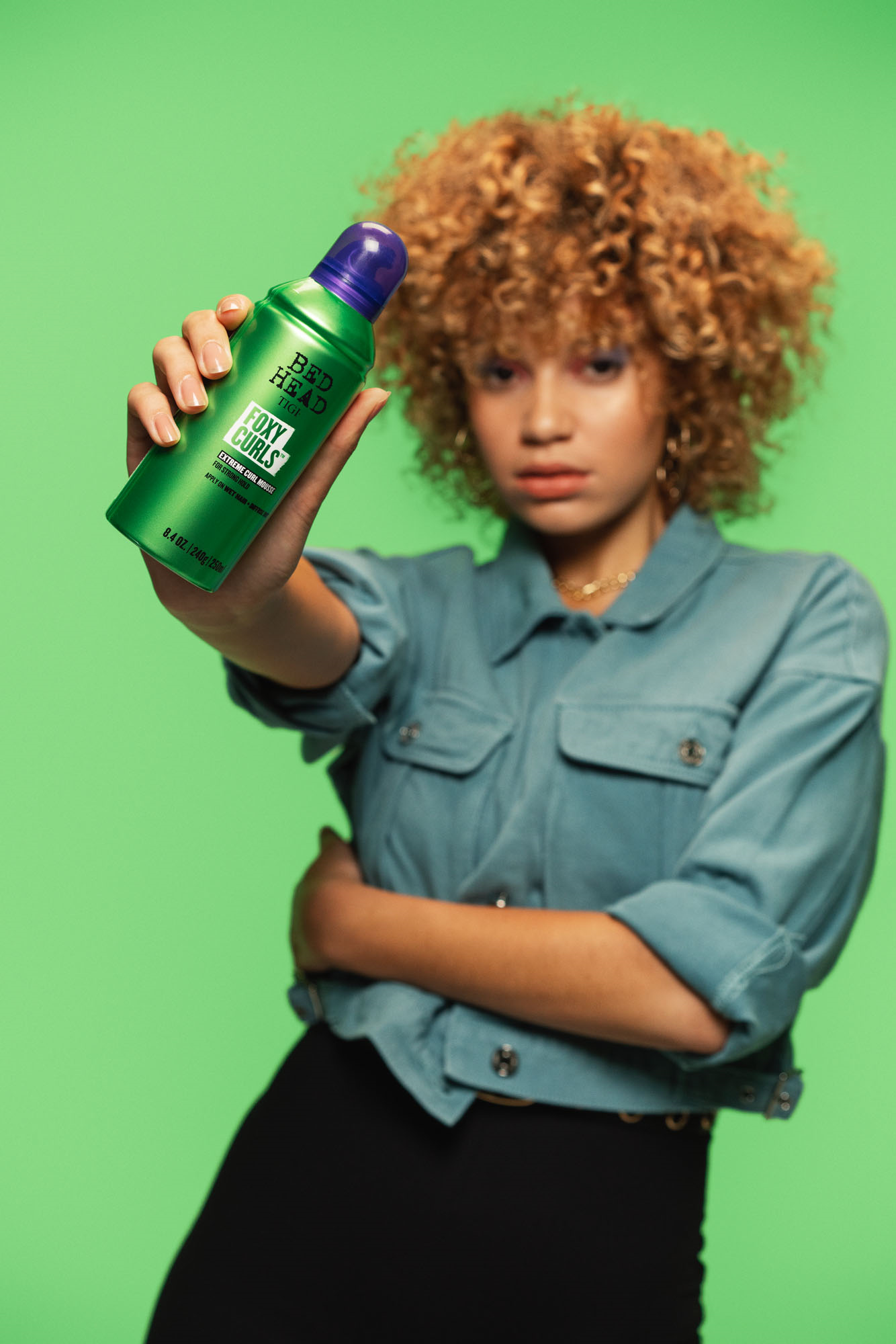 Bed Head by TIGI Foxy Curls Curly Hair Mousse for Strong Hold 8.4 oz (Pack of 2)