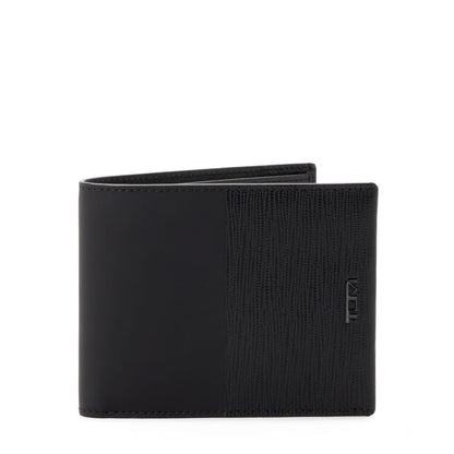 TUMI - Nassau Global Double Billfold Wallet - Card Holder Wallet for Men & Women - With ID Window - Nappa Leather Material - Black/Black