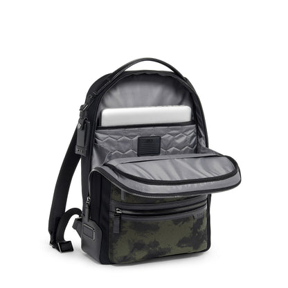 TUMI - Harrison Bradner Backpack - Men's Laptop Bag for Business & Travel - Fits up to 14" Screen - 16.5" X 11.5" X 3.5" - Camo Jacquard