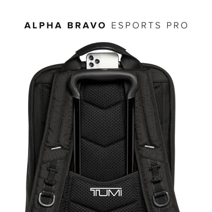 TUMI - Alpha Bravo Esports Pro 17" Backpack - Expandable Travel and Commute Gaming and Tech Bag - Fits up to 17" Laptop - Black