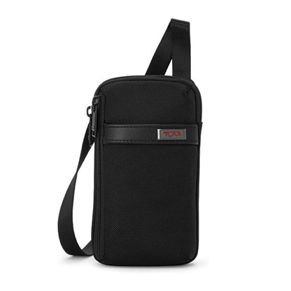TUMI - Alpha Small Crossbody Pouch - Compact Crossbody Bag with Pockets - Shoulder Bag for Men & Women Tracer - Black