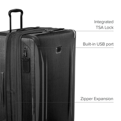 TUMI - Tegra-Lite International Expandable 4 Wheeled Carry-On - Carry On Luggage with Spinner Wheels & TSA Luggage Lock - Black/Graphite