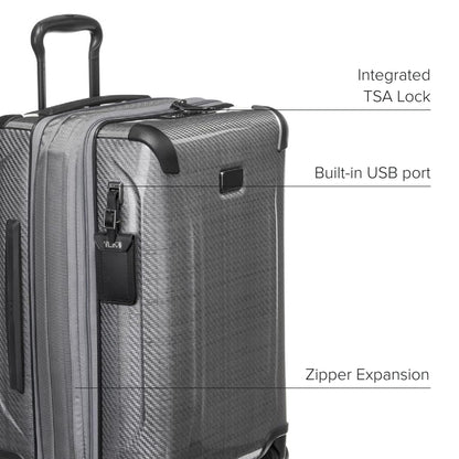 TUMI - Tegra-Lite International Expandable 4 Wheeled Carry-On - Carry On Luggage with Spinner Wheels & TSA Luggage Lock - T-Graphite